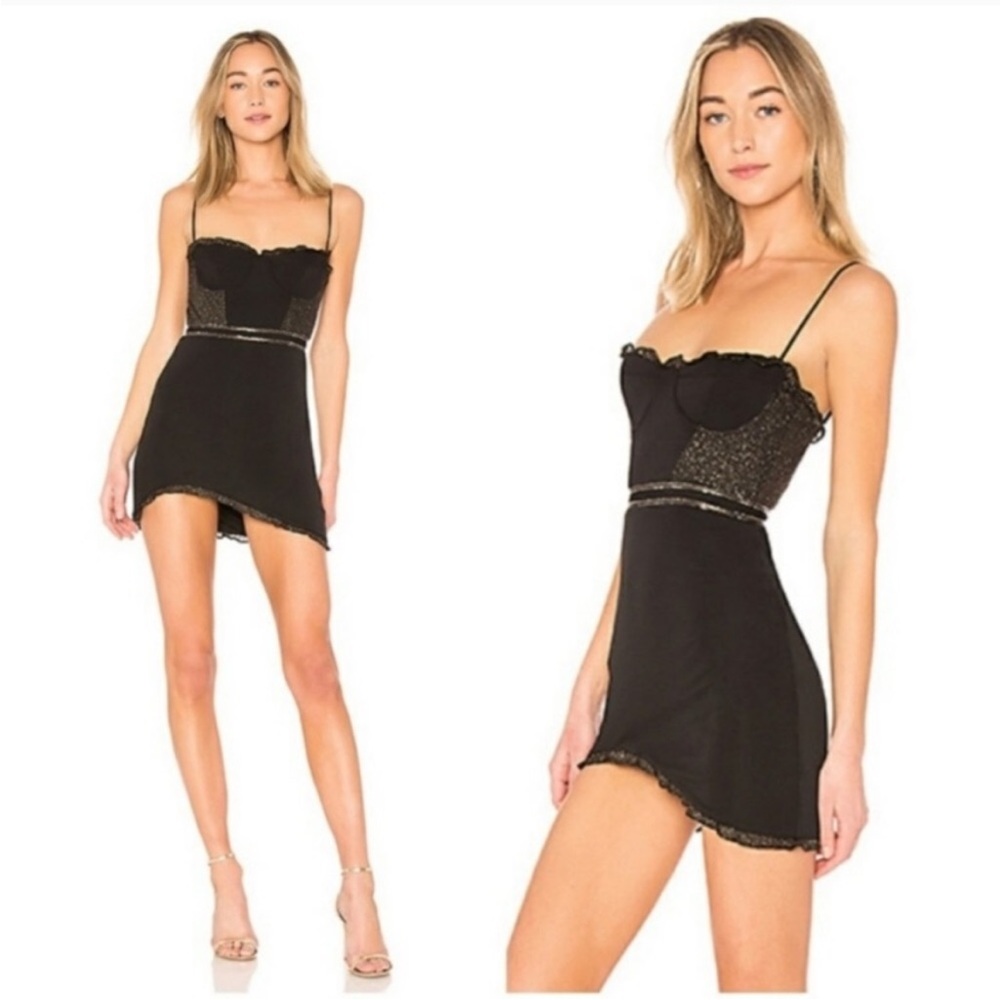 REVOLVE Black Mini Dress